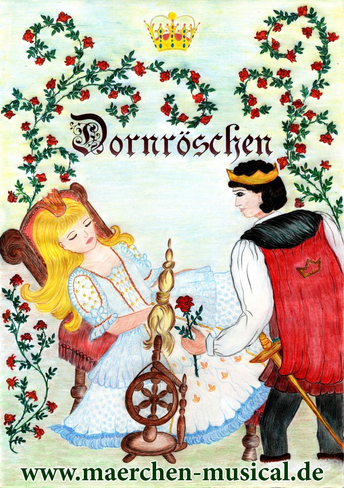 Plakat für das Märchen Musical Dornröschen
