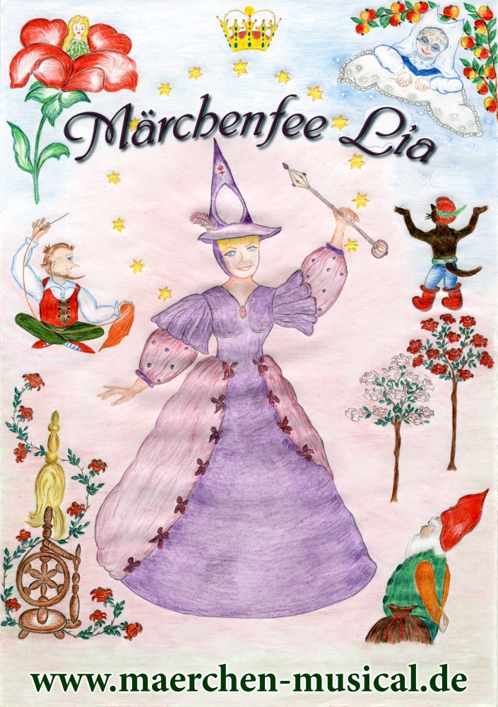 Plakat für das Märchen Musical Märchenfee Lia