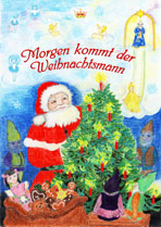 Plakat der Aufführung Morgen kommt der Weihnachtsmann
